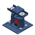 SLRSOEBP - 1" DEFLECTION SINGLE SPRING